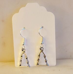 Christmas Tree Outline Earrings